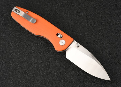 CMB Predator Folding Knife (CMP08GW) 3.42 in Satin D2, Orange G-10 Handle