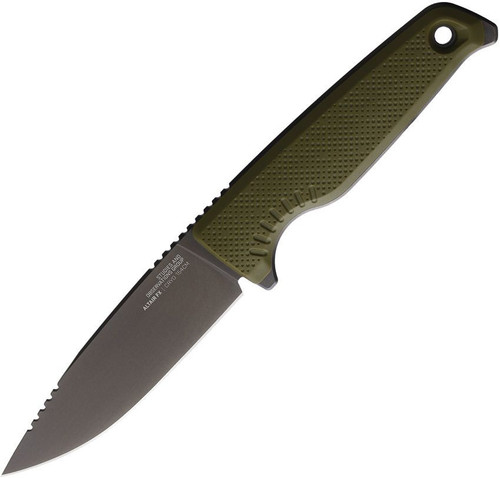 SOG Altair FX Fixed Blade (SOG17790357) 3.4 in CPM 154 TiNi Coated Drop Point Plain Blade, Field Green GRN Handle