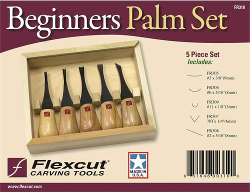 Flexcut FR310 5 Piece Beginners Palm Set