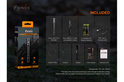 Fenix LD22 V2.0 Compact EDC Flashlight Rechargeable - 800 Lumens