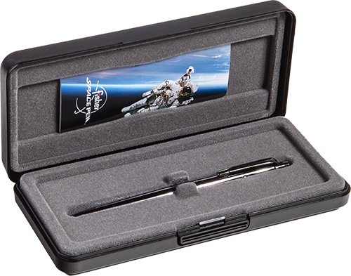 Fisher Space Pens Original Astronaut Pen (FP960006) PR4 Black Ink, Brass w/ Titanium Finshed Barrell, Brass w/ Titanium Finshed Clip