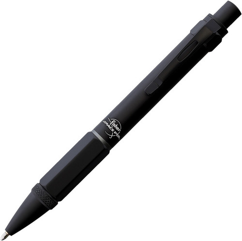 Fisher Space Pens Clutch Pen (FP960136) PR4 Black Ink, Matte Black Barrell, Matte Black Clip