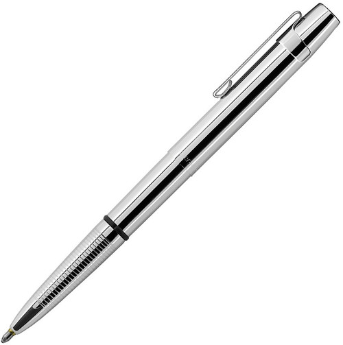 Fisher Space Pens X-Mark Space Pen (FP811131) PR4 Black Ink, Chrome Barrell, Chrome Clip