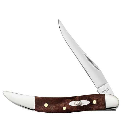 Case Small Swell Center Jack | Brown Maple Burl Wood 64061