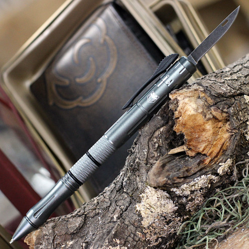 WE Knife Co. Baculus Pen (Black Ti Body) - Black Ink TP-07B