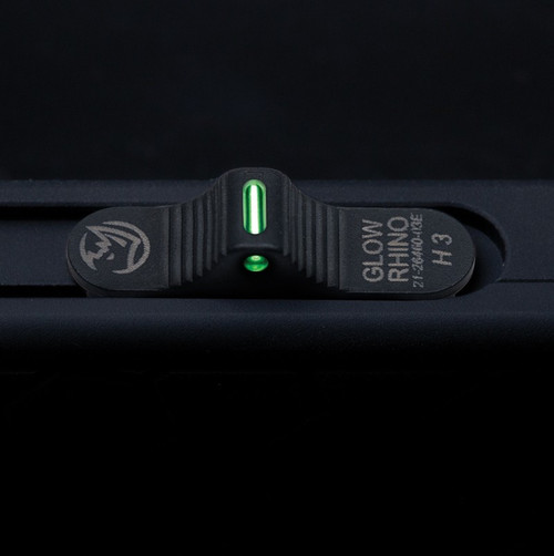 Hogue Compound OTF Automatic (34021) 3.5" Tanto Point S30VN Black PVD Finish Blade, Black G-10 Frame - Tritium Infused Trigger