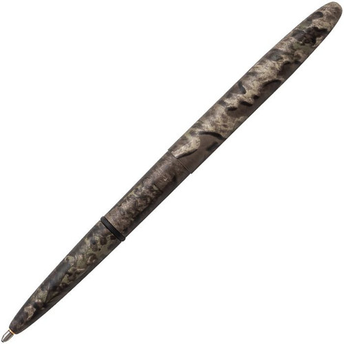 Fisher Space Pens Bullet (FP101232) 3.75" Lacquered Timber Strata Barrel, Lacquered Timber Strata Cap, PR4 Black Ink, Medium Point