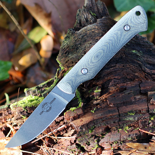 White River Small Game - Natural Burlap Micarta | WRSG-BNA