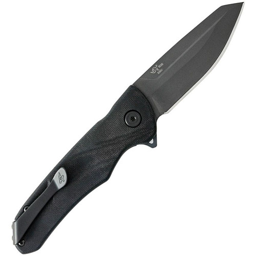 Buck Knives Sprint Ops (BU843BKS) 3.13" S30V Black Cerakoted Reverse Tanto Plain Blade, Black Micarta Handle