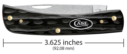 Case Sod Buster 65092 - CPM-S35VN Clip Skinner Blade, Jigged Buffalo Horn Handle (BH137 S35VN)
