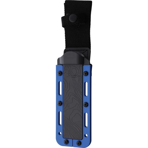 Demko DEMAD22BBK Black And Blue Molded Plastic Sheath Close Up View