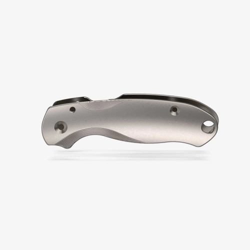 Flytanium Lotus Titanium Stonewash Scales - for Spyderco Paramilitary 3