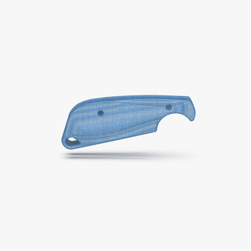 Flytanium Micarta Flex Scales for CRKT Minimalist - Blue Canvas (FLY1100BL)