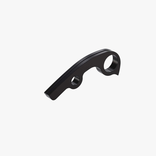 Flytanium Black Titanium Backspacer - for Spyderco Paramilitary 3 Knife