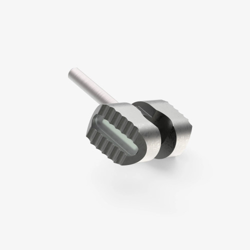 Flytanium Tritium Titanium Ball Cage Lock for Spyderco Manix 2 (1195SG) - Stonewash / Green