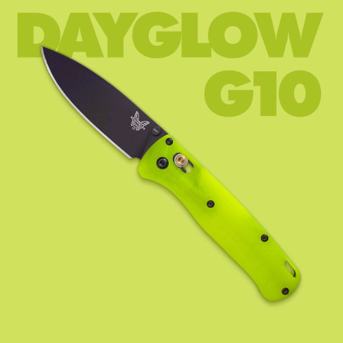 Flytanium Limited Edition Crossfade Scales for Benchmade Bugout - DayGlow G10 (FLY-1192DY)