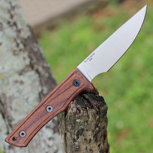 Case Composite Hunter (66661) - 4.5" 420 HC SS Satin Plain Blade, Black Rust Hardwood Handle (FB1045 420HC SS)