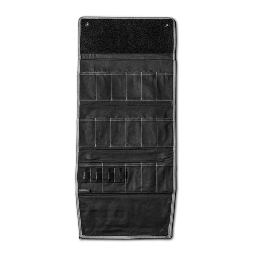 KNAFS Burrito Grande - Knife Maintenance Knife Roll (KNAFS-00122) Cotton Waxed Black Canvas