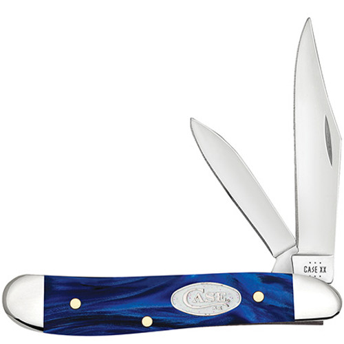 Case XX Slant Series Butter Rum Corelon Peanut 1/2500 Stainless Pocket Knife  S9220BR - CA9220-S-BR