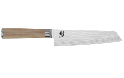 Shun Cutlery Classic Master Utility (DM0782W) 6.5" Damascus Blade with Satin Finish, Blonde Pakkawood Handle