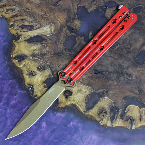 Happy Jack Butterfly Bailisong flip knife Butterfly Blade 4.5