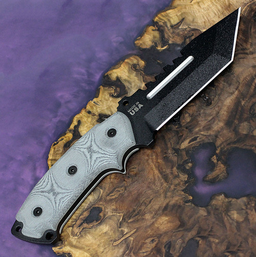 TOPS Steel Eagle Survival-Messer – Klinge 16,7 Cm Aus Carbon 1095 Stahl, Schwarzer Micarta-Griff