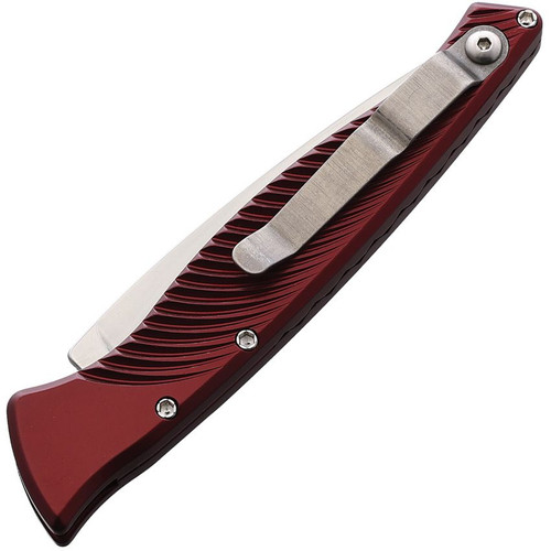 Piranha Knives DNA (PKCP16R) 3.25" Mirror CPM S30V Blade, Red Aluminum Handle