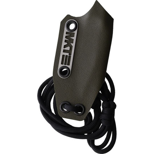 Medford Necromancer Fixed Blade (MD117STQ10KO) 2.25" Tumble Finished S35VN Drop Point Plain Blade, Green G-10 Handle