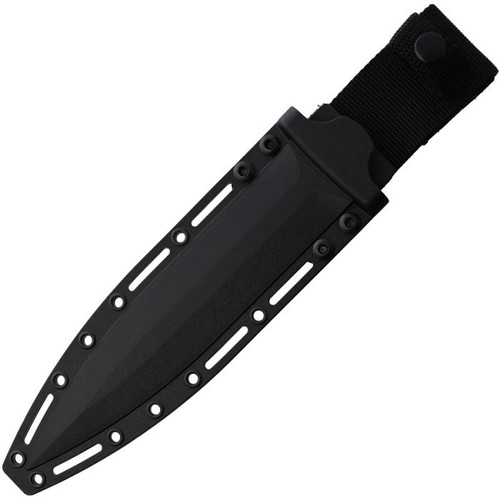 Begg Knives Filoso Dagger Fixed Blade Knife (BG031)- 8" Satin 1095HC Dagger Blade, Black Injection Molded Nylon Handle