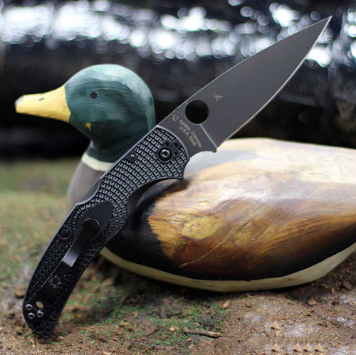 Navaja SPYDERCO Persistence Black aserrada