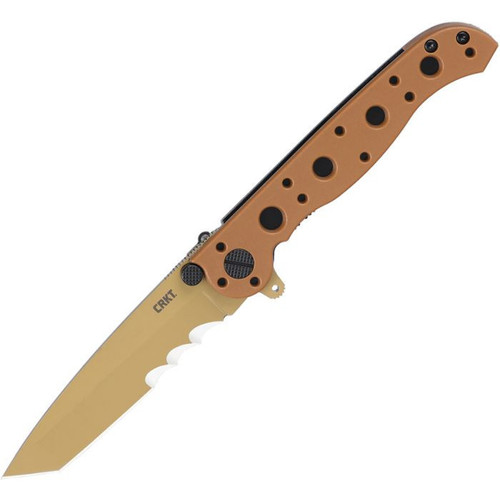 CRKT M16-13DSFG Special Forces Desert Tan Veff Serrated Tanto