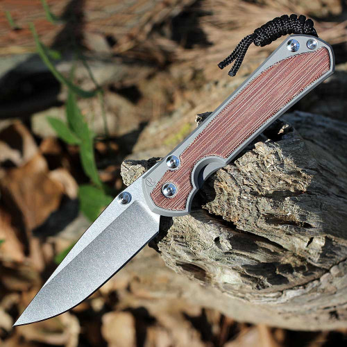Chris Reeve Large Sebenza 31 Natural Micarta Inlay L31-1660