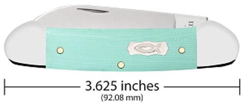 Case Canoe 18103 Smooth SeaFoam Green G-10 Ichthus (102131 SS)