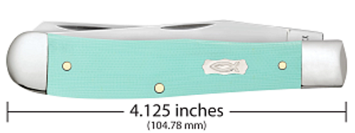 Case Trapper 18100 Smooth SeaFoam Green G-10 Ichthus (10254 SS)