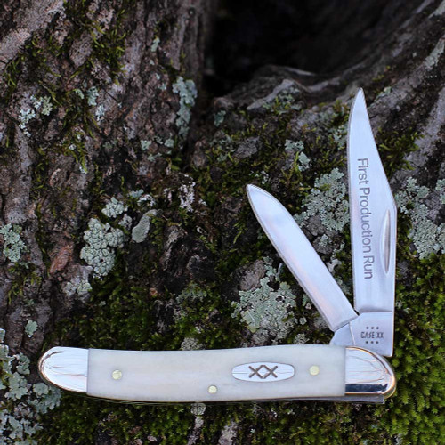 Case Med Texas Jack First Production Run 93315 Smooth Natural Bone (62087 SS)