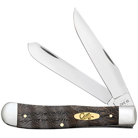 Case 10703 John Wayne Trapper, Smooth Curly Oak Handle (7254 SS)