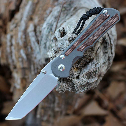 Chris Reeve Large Inkosi Tanto Natural Micarta Inlay LIN-1046