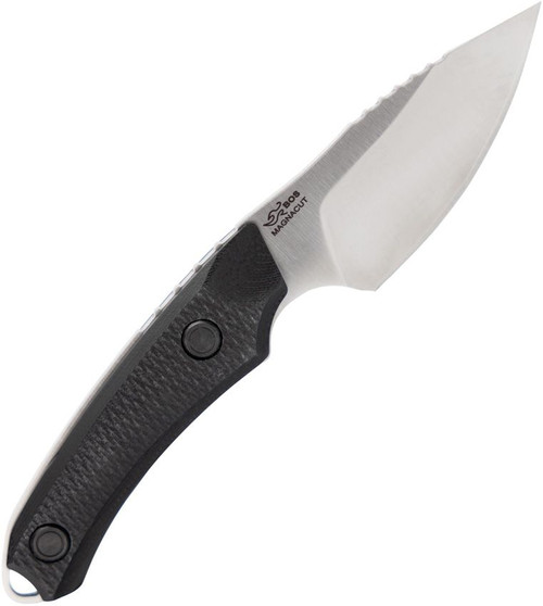 Buck Alpha Scout Elite (BU662BKS) 2.875" CPM-MagnaCut Satin Drop Point Plain Blade, Black Textured G-10 Handle, Black Kydex Sheath