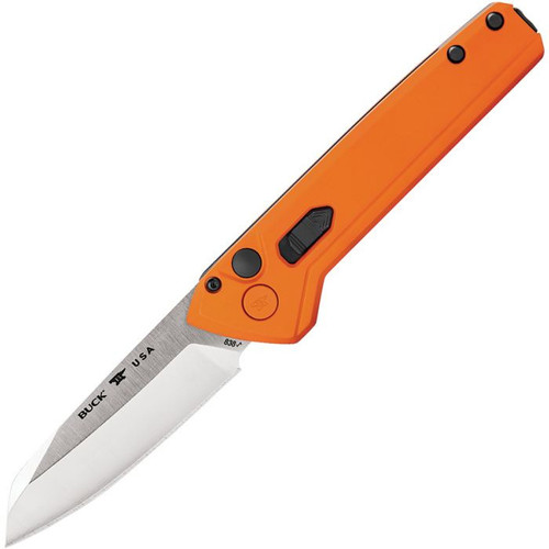 Buck Deploy Auto orange aluminum knife