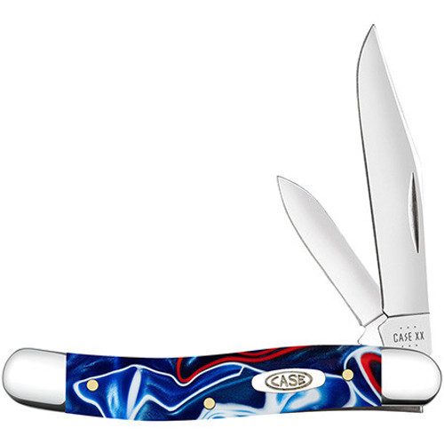 Case Medium Texas Jack 11225 Smooth Patriotic Kirinite (102087 SS)