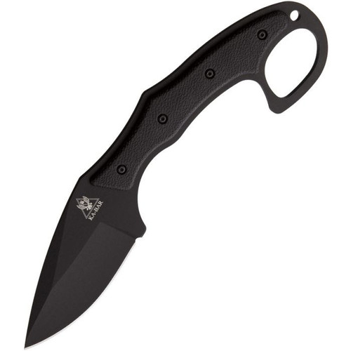 KA-BAR TDI Pocket Strike KA2491 fixed blade knife with 3.187" AUS-8A black drop point blade.