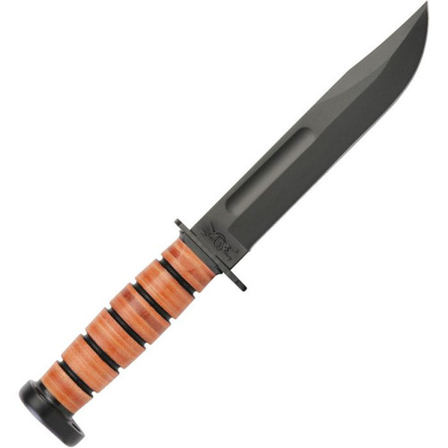 Full view of Ka-Bar 125th Anniversary Dog fixed blade 11.875" overall