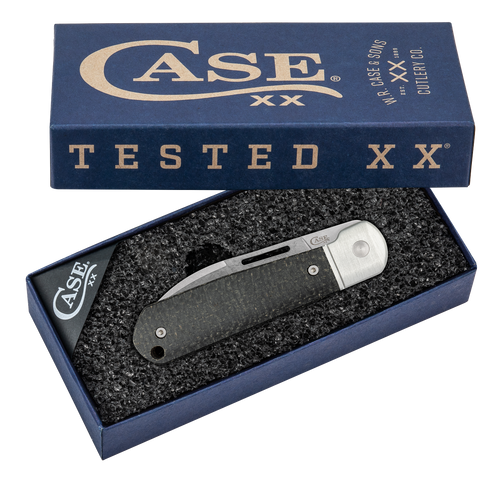 Case Bridgeline Highbanks 42230 Black Burlap Micarta (HIGHBANKS CPM20CV)