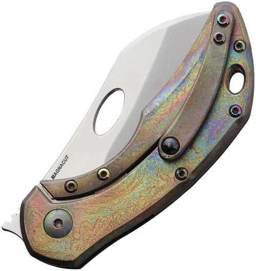 Olamic Custom Busker Mars Valley carbon fiber folding knife