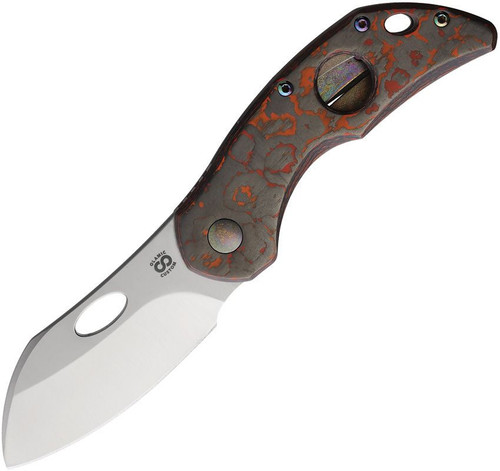Olamic Custom Busker Mars Valley carbon fiber folding knife