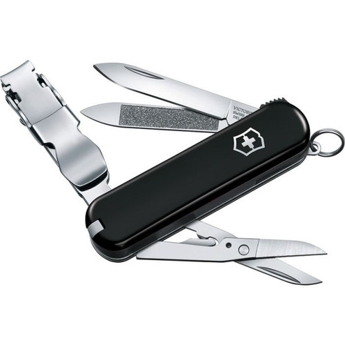 Victorinox Nail Clip 580 (VN064633) 1.75" Stainless Steel Sheepsfoot Plain Blade, 8 Tools