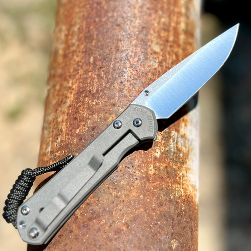 Chris Reeve Small Sebenza 31 Unique Graphic, 2.99in Satin-Polished Drop Point Blade (S31-1400)