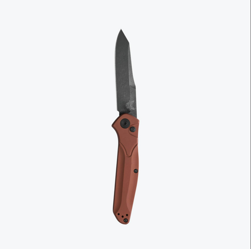 Benchmade Osborne Auto 9400BK-03 burnt copper handle open