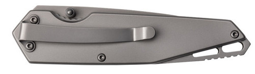 Case TecX TS1-T Jeep (27016) 2.17" 440 Gray Coated Drop Point Plain Blade, Gray Titanium Coated Handle with Black Jeep Logo