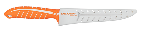 Dexter Dextreme Max Flex Knife (DX8MF) 8" DEXSTEEL Plain Edge Maximum Flexibility Blade, Orange DexGrip Handle